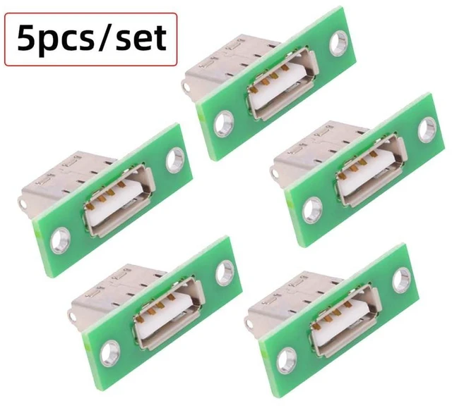 Alt view image 13 of 14 - xiwai 5pcs USB Type-A Female DIY OEM Socket Connector with Panel Mount | xiwai 5pcs USB Type-A Female DIY OEM Socket Connector with Panel Mount