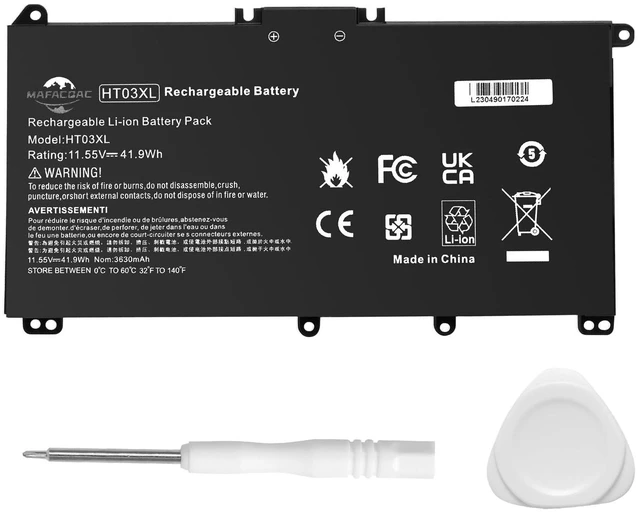 Alt view image 8 of 14 - HT03XL Battery for HP L11119-855: HTO3XL Laptop Battery Replacement for HP Pavilion 15 15-DA0002DX 15-CS3073CL 15-DY1023DX 14M-DH1003DX 14-DF0023CL