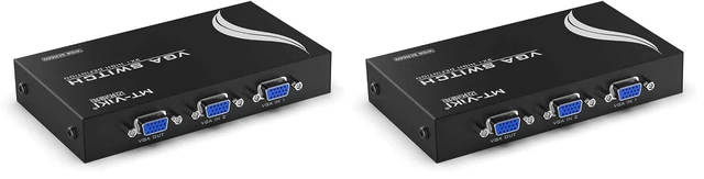Alt view image 2 of 2 - 2 Port VGA Switch Video Selector Switcher Box (2 Input 1 Output) (Pack of 2)