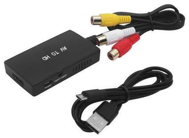Alt view image 9 of 12 - 3RCA AV Signal to Digital 1080p HDMI, Ideal for Connecting NES/SNES to Modern Monitors RCA to HDM1