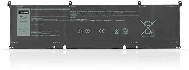 Alt view image 6 of 10 - LUSONBAY 7FMXV Laptop Battery for Dell Latitude 13 5320 7320 14 7420 15 7520 P134G001 P135G001 P138G001 FMXV 0TN2GY TN2GY 4M1JN 1PP63 HDGJ8 MHR4G (69KF2)