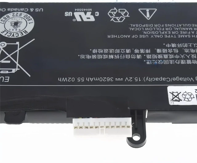 Alt view image 10 of 12 - R15B01W 3620mAh Original Laptop Battery Replacement 15.2v. Compatible with Xiaomi. XMG1902-BR 1902-AB 1902-AN 1902-CA 1902-CF 1902-CN 15.6 Inch Series Notebook