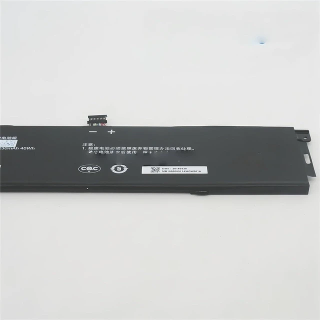 Alt view image 7 of 8 - R13B01W 5230mAh Original Laptop Battery Replacement 7.66v. Compatible with Xiaomi air13 161301-FB 161301-FC 161301-CN 161301-CU 13.3 Inch Series Notebook