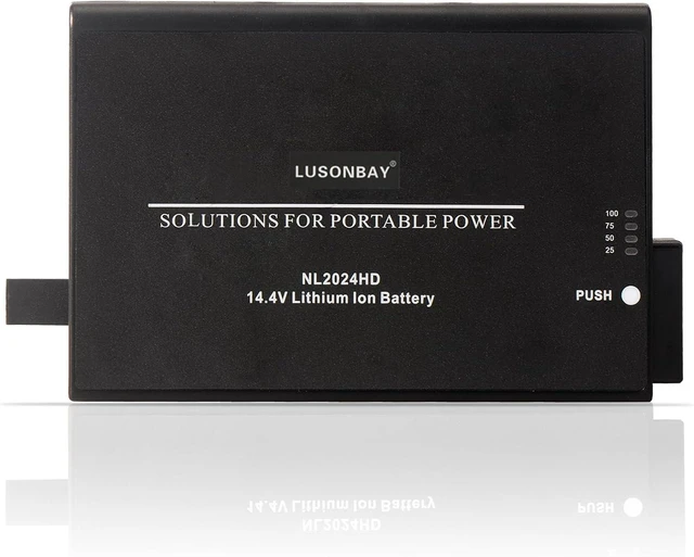 Alt view image 6 of 10 - NL2024HD 14.4V 6600mAh Lithium lon Battery for Inspired Energy NL2024 NL202X NL2024ED22 95WH