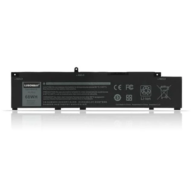 Alt view image 2 of 2 - LUSONBAY MV07R Laptop Battery Replacement for Dell G3 15 3500 3590 3700 3790 G5 5500 5505 SE Series New Replcement Battery for JJRRD 0JJRRD 266J9 72WGV W5W19 P89F MVO7R PN1VN M4GWP 15.2V/68Wh