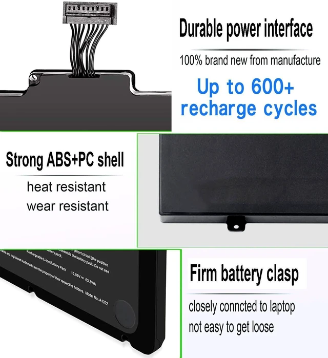 Alt view image 9 of 12 - VIFANIV A1322 A1278 Battery for MacBook Pro 13" Mid 2012 2010 2009 Early 2011 Late 2011 - High Performance Long Lasting Battery Fully Compatible
