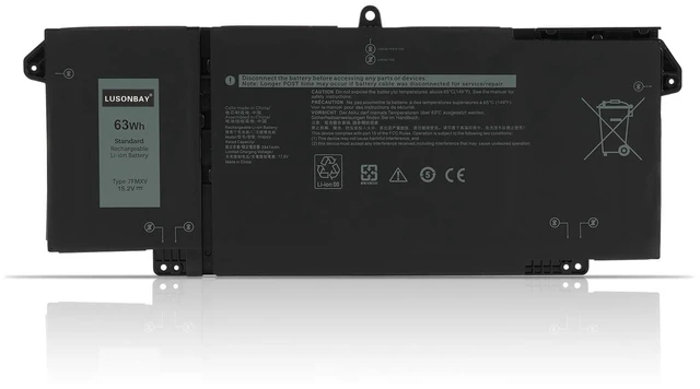 Alt view image 6 of 10 - 7FMXV Laptop Battery for Dell Latitude 13 5320 7320 14 7420 15 7520 P134G001 P135G001 P138G001 FMXV 0TN2GY TN2GY 4M1JN 1PP63 HDGJ8 MHR4G (7FMXV)