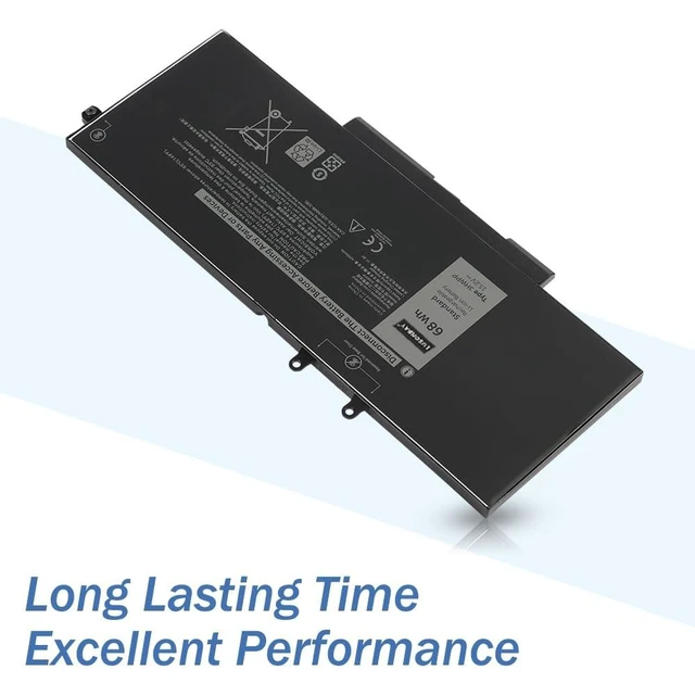 Alt view image 9 of 10 - 3HWPP Laptop Battery for Dell Latitude 5410 5501 5401 5411 5511 Precision 3541 3551, Inspiron 17 7500 7506 2-in-1 New Replacement Battery for 03HWPP 10X1J N2NLL 1VY7F 451-BCMN 68Wh 15.2V/4250mAh