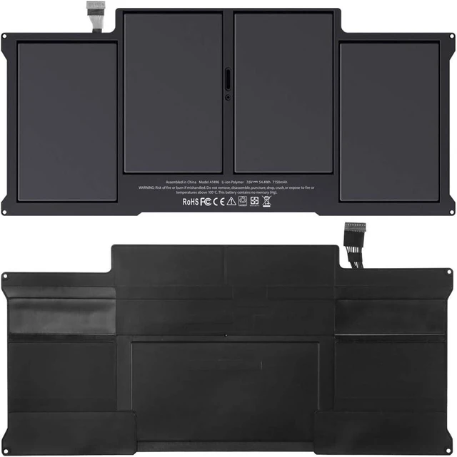 Alt view image 8 of 12 - A1377 A1405 A1496 Laptop Battery Compatible with MacBook Air 13 inch A1466 (Early 2015, Early 2014, Mid 2013, Mid 2012, Mid 2011, 2017) A1369 (Mid 2011, Late 2010) MJVE2LL/A MJVG2LL/A MC504 54.4Wh