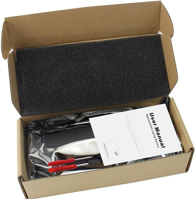 Alt view image 12 of 12 - A1377 A1405 A1496 Laptop Battery Compatible with MacBook Air 13 inch A1466 (Early 2015, Early 2014, Mid 2013, Mid 2012, Mid 2011, 2017) A1369 (Mid 2011, Late 2010) MJVE2LL/A MJVG2LL/A MC504 54.4Wh