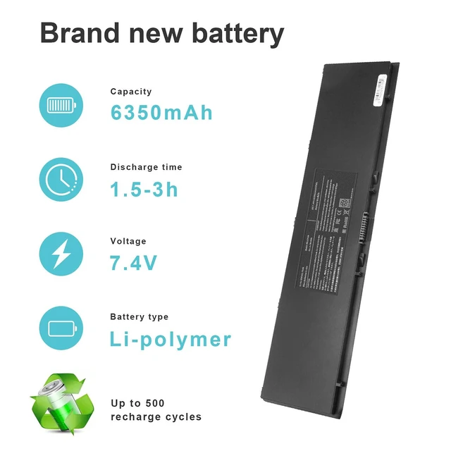 Alt view image 7 of 10 - E7440 E7450 3RNFD Laptop Battery for Dell Latitude 14 7000 E7440 E7450 E7420 7440 7450 PFXCR 34GKR F38HT G95J5 0G95J5 3RNFD G0G2M T19VW V8XN3 909H5 0909H5 5K1GW 451-BBFT 451-BBOG 451-BBFV E225846
