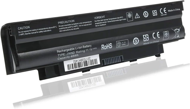 Alt view image 8 of 14 - Replacement J1KND Laptop Battery 11.1V 48Wh for Dell Inspiron N7010 N7110 N5010 N5110 N5030 N5040 N5050 3520 N4010 N4110 N4050 M5010 3420 M5030 M5040 M5110 Vostro 3550 3450 1440 3750 JlKND