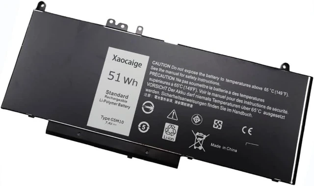 Alt view image 5 of 8 - G5M10 Laptop Battery for Dell Latitude E5450 E5550 Series 0WYJC2 8V5GX R9XM9 WYJC2 1KY05 451-BBLN 080-854-0066 TXF9M 7V69Y