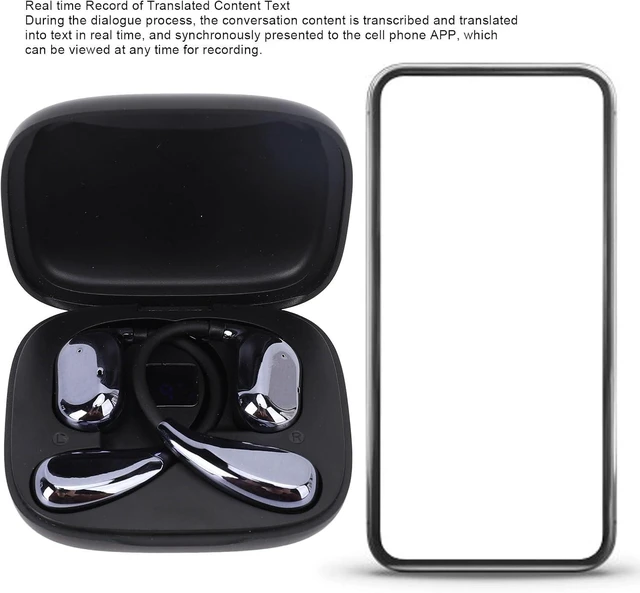 Alt view image 12 of 14 - Language Translation Earbuds, High Accuracy Translator Earbuds for 150 Languages & Accents, Real Time Translating Earbuds Language Translator Device for Travel Business Learning