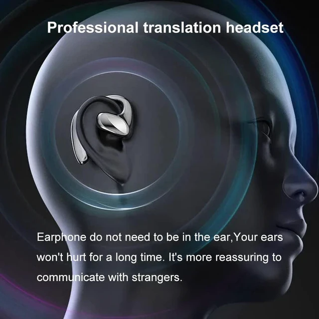 Alt view image 14 of 14 - Flegobey Translator Earbuds,Flegobey Ear Buds,Wireless Bluetooth 3in1 Language Translator Earbuds Real Time Translation Device for iOS and Android 144 Languages and Accents (Black)