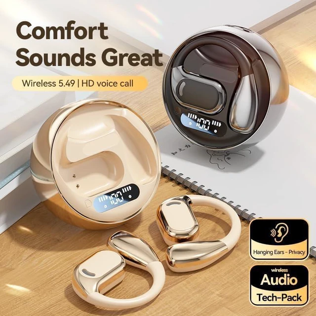 Alt view image 14 of 14 - AI Real-Time Translation Earbuds,Wireless Earbuds,144 Languages Ear Buds,Two-Way Translator Earbuds, Bluetooth Headphones, Ear pods Wireless,HD Sound Translating Earbuds for Travel, M76 Black 01