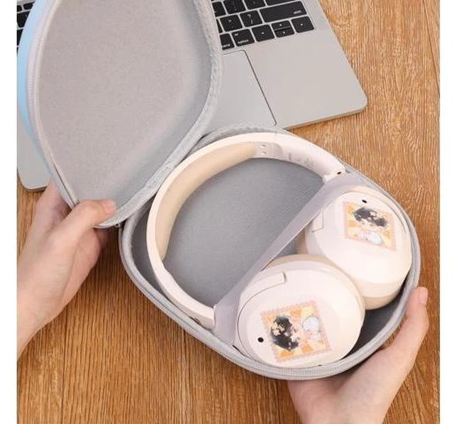 Alt view image 11 of 14 - SOEWIOU Portable Bluetooth Headset Box Headset EVA Scratch-Proof Protection Box for Sony Edifier W820NB,Colorful
