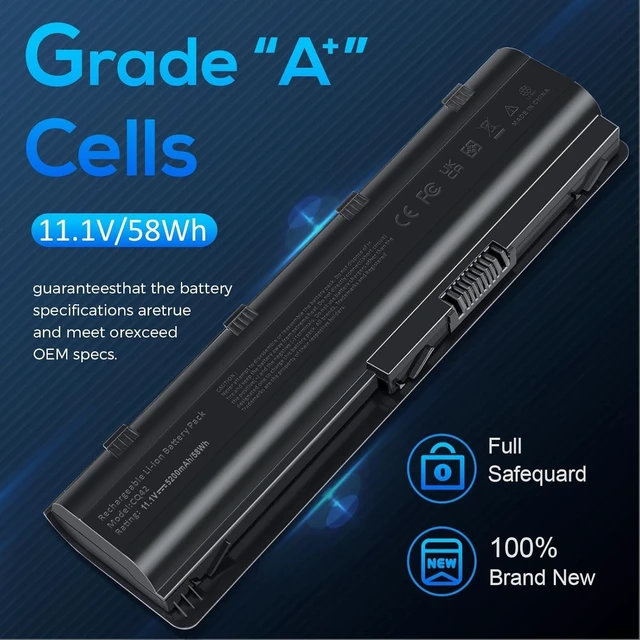 Alt view image 10 of 14 - TREE.NB AC Doctor INC 593553-001 MU06 Laptop Battery for HP CQ32 CQ42 CQ43 CQ56 CQ56Z CQ57 CQ62 CQ62Z CQ72 CQ630 Notebook PC