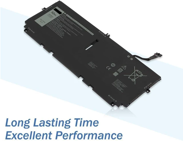 Alt view image 19 of 20 - LXHY 722KK Laptop Battery Replacement for Dell XPS 13 9300 (2020), XPS 13 9310 (2020), XPS 13 9380 (2020) P117G P117G001 P117G002 Series Laptop Battery for Dell 722KK 2XXFW FP86V WN0N0 7.6V/52Wh