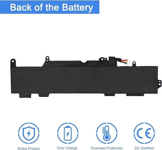 Alt view image 9 of 10 - SS03XL 933321-855 Laptop Battery for Hp EliteBook 840 G5 G6,EliteBook 730 735 740 745 830 846 G5,EliteBook 735 745 830 G6,ZBook 14U G5 G6 HSN-I13C-4 932823-421 933321-852 932823-1C1 HSTNN-LB8G