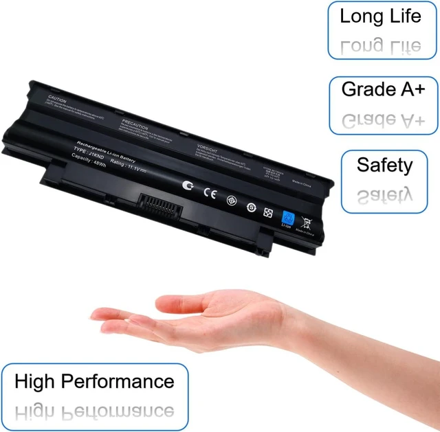 Alt view image 10 of 14 - J1KND Laptop Battery for Dell N5110 N5010 N5030 N5040 N5050 N7010 N7110 N4010 N4110 M5010 M5030 M5040 M5110 3420 3520 Vostro 3450 3550 3750 4T7JN 07XFJJ 04YRJH