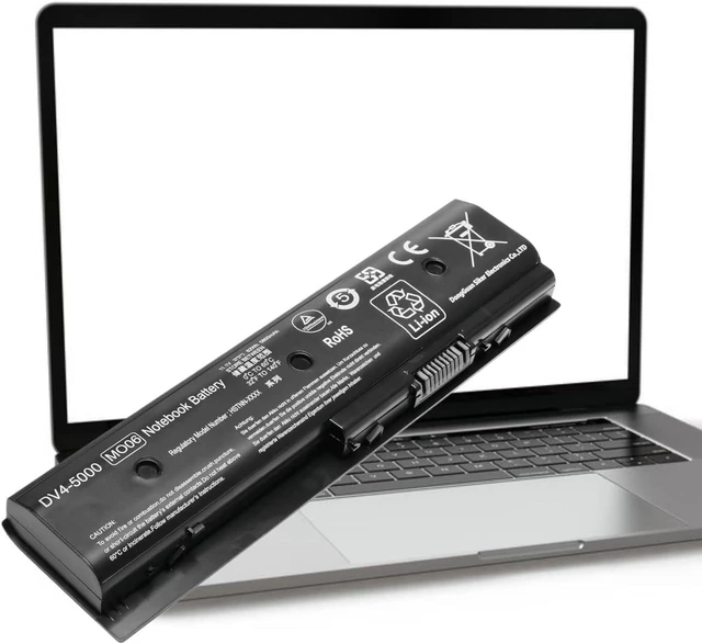 Alt view image 6 of 10 - MO06 MO09 671731-001 58WH Laptop Battery for HP Envy M6 M7 671567-831 672412-001 HSTNN YB3N HSTNN LB40 Replacement M006 M009 Battery for hp Pavilion DV7-7000 DV4-5000 DV6-7000 DV7T-7000