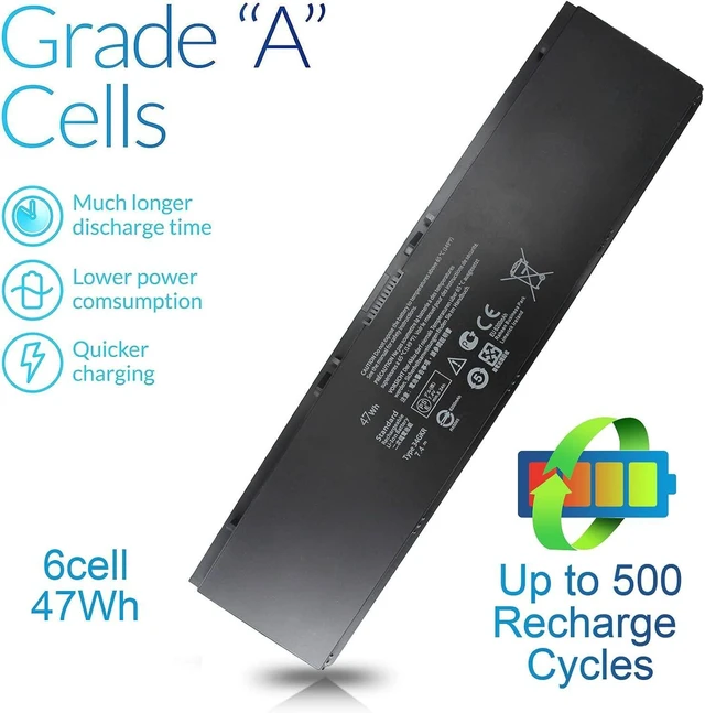 Alt view image 10 of 12 - E7440 E7450 3RNFD Battery for Dell Latitude E7440 E7450 E7420 14 7000 7440 7450, 34GKR G0G2M PFXCR F38HT G95J5 T19VW 909H5 0909H5 451-BBFT 451-BBFV 451-BBFY E225846 5K1GW 0G95J5 Laptop Notebook
