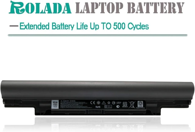 Alt view image 12 of 14 - ROLADA YFDF9 5MTD8 Notebook Battery Replacement for Dell Latitude 3340 3350, V131 2 Series; JR6XC YFOF9 Laptop Batteries-11.1V 65Wh