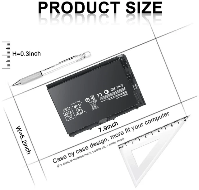 Alt view image 7 of 10 - IEFUU New BT04XL Notebook Battery Compatible with HP EliteBook Folio 9470 9470M 9480 9480M Series Ultrabook Laptop fits BA06 BA06XL Battery Spare 687945-001 696621-001 H4Q47AA H4Q48AA BT04