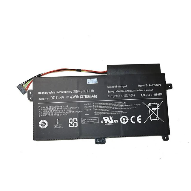 Alt view image 3 of 4 - Suitable for 3-star AA-PBVN3AB batteries, 450R4V, 450R5V, NP370R4E notebook batteries