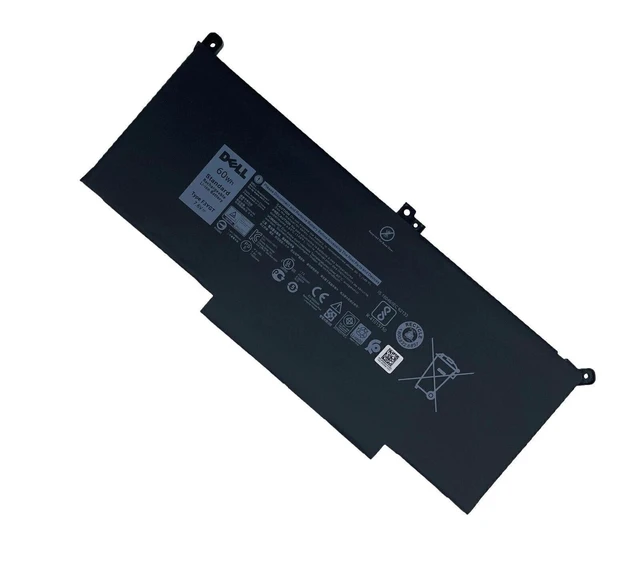 Alt view image 7 of 8 - OEM Dell F3YGT Notebook Battery 60Wh For Dell Latitude 7280 Latitude 7290 Latitude 7380 Latitude 7390 Latitude 7480 Latitude F3YGT DM3WC 0DM3WC 2X39G 02X39G DJ1J0 0NF0H PGFX4 451-BBZL