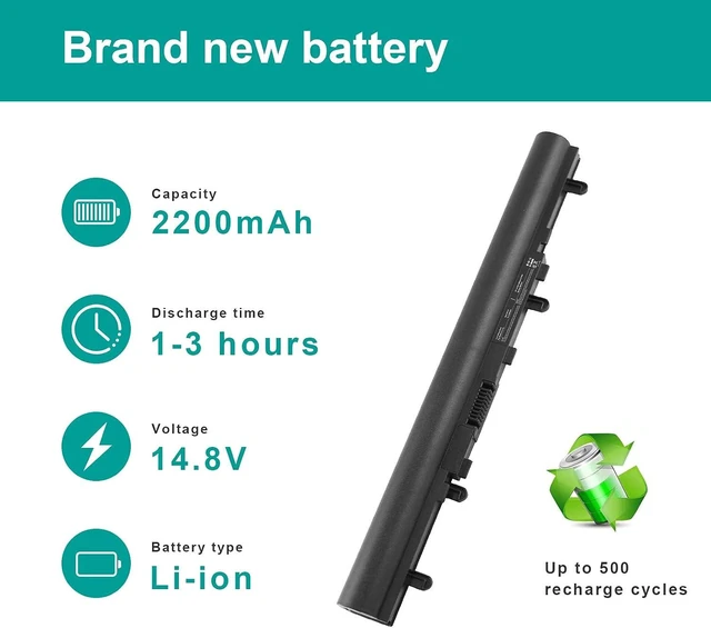Alt view image 9 of 14 - Fancy Buying E1-570G Laptop Notebook Battery for ACER Aspire V5-431 V5-471 V5-531 V5-571 V5-431G V5-431P V5-471G V5-471P V5-531G V5-531P V5-551G V5-571G V5-571P E1-470 E1-472, PN: AL12A32, 4ICR17/65