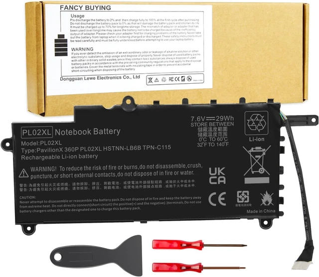 Alt view image 8 of 14 - Fancy Buying New Pl02xl 751681-231 Laptop Battery for Hp Pavilion 11-n X360 Series 11-n010dx 751875-001 Hstnn-lb6b Tpn-c115 HSTNN-DB6B Notebook Battery