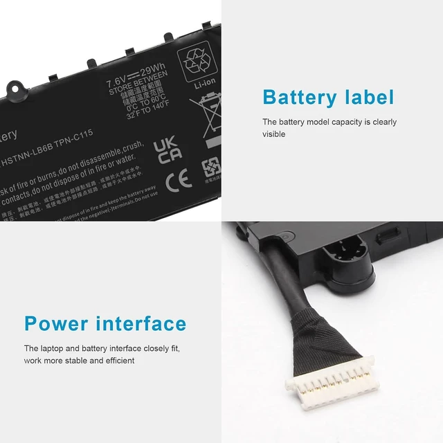 Alt view image 11 of 14 - Fancy Buying New Pl02xl 751681-231 Laptop Battery for Hp Pavilion 11-n X360 Series 11-n010dx 751875-001 Hstnn-lb6b Tpn-c115 HSTNN-DB6B Notebook Battery