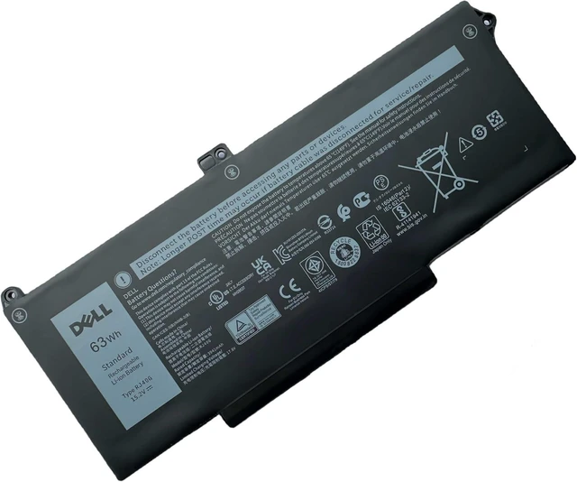 Alt view image 4 of 6 - DELL RJ40G 15.2V 63Wh 4-Cell Notebook Battery For DELL Latitude 5420, Latitude 5520, Precision 3560 Series Laptops P/N: P137G P137G001 P104F P104F001 P104F002 075X16 01K2CF 0WK3F1 0M3KCN 005R42