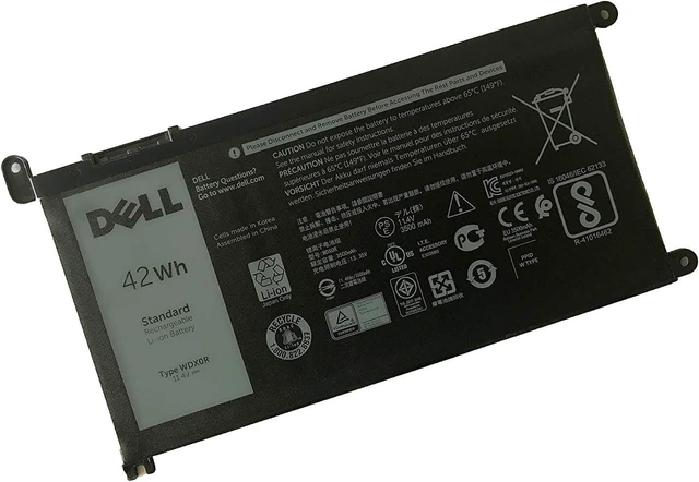 Alt view image 5 of 8 - DELL WDX0R Notebook Battery 11.4V 42WH for Dell Inspiron 5565 5567 5568 5578 5579 7560 7570 7579 7580 7569 5379 7368 7378 5765 5767 5770 Latitude3480 3580 3490 3590 VOSTRO15-5568D-1845 15-5568D-1525S