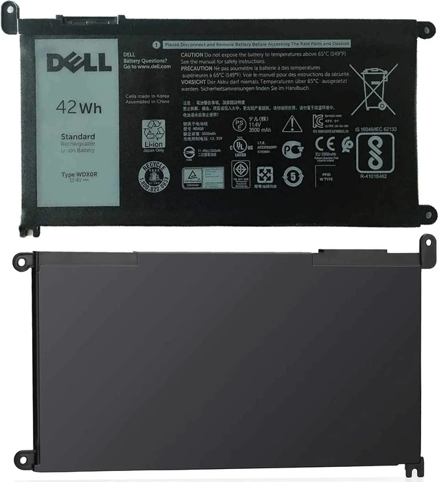 Alt view image 7 of 8 - DELL WDX0R Notebook Battery 11.4V 42WH for Dell Inspiron 5565 5567 5568 5578 5579 7560 7570 7579 7580 7569 5379 7368 7378 5765 5767 5770 Latitude3480 3580 3490 3590 VOSTRO15-5568D-1845 15-5568D-1525S