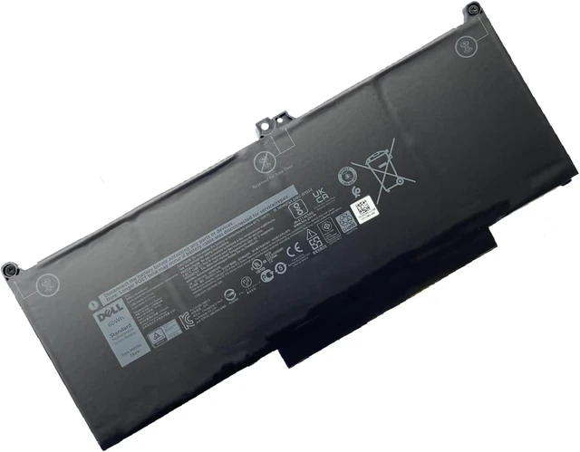 Alt view image 5 of 8 - DELL MXV9V 7.6V 60Wh 4-Cell Notebook Battery For Dell Latitude 5300 5310 7300 Latitude 7400, Latitude 5300 2-in-1, Latitude 5310 2-in-1, Latitude 7300 2-in-1, Latitude 7306 2-in-1 Black Series Laptop