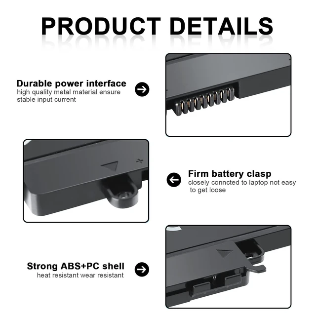 Alt view image 8 of 10 - IEFUU New GK5KY Battery for Dell Inspiron 11 3147 3148 3152 Series Inspiron 13 7353 7352 7347 7348 7359 7558 7568 Series Laptop Notebook Battery Fits Type 92NCT 4K8YH 04K8YH 092NCT