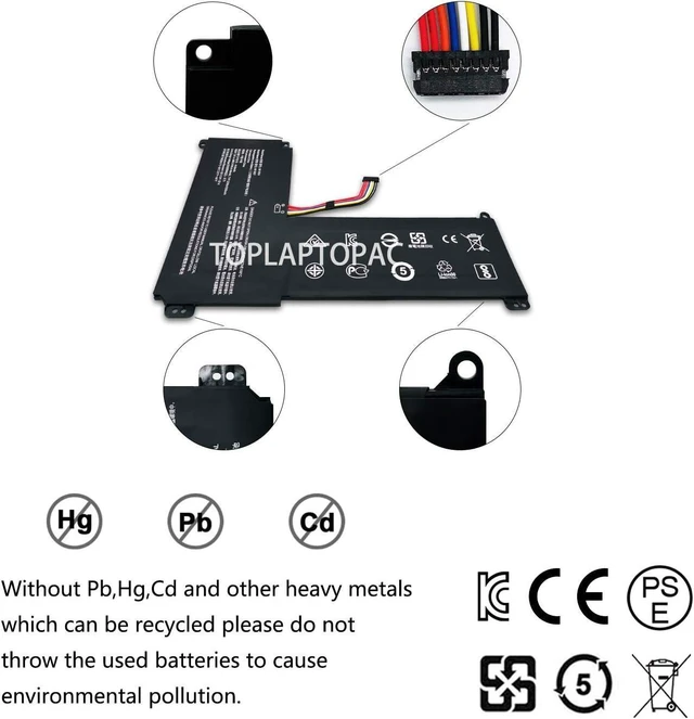 Alt view image 12 of 14 - New 0813007 Laptop Notebook Battery Compatible with Lenovo IdeaPad 120S 5B10P23779 Series 7.5V 31Wh 4140mAh