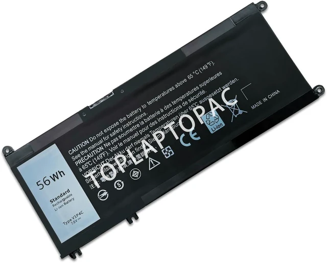 Alt view image 8 of 14 - New 7.6V 56Wh V1P4C Laptop Battery Compatible with DELL Chromebook 13 3380 Series Notebook Battery Pack