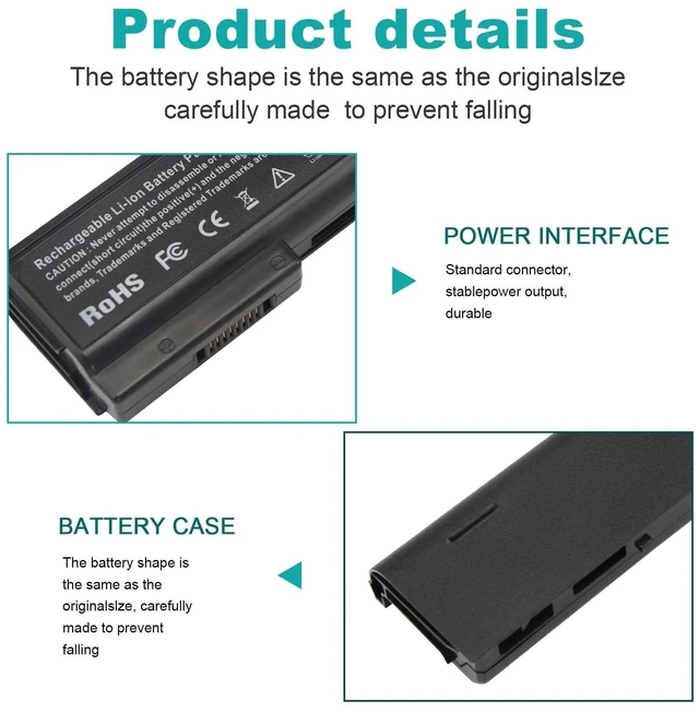 Alt view image 9 of 10 - Laptop Notebook Battery for HP ProBook 640 645 650 655 G0 G1 Series, P/N: CA06 CA06XL HSTNN-DB4Y HSTNN-LB4Z HSTNN-LB4X HSTNN-LB4Y HSTNN-LP4Z