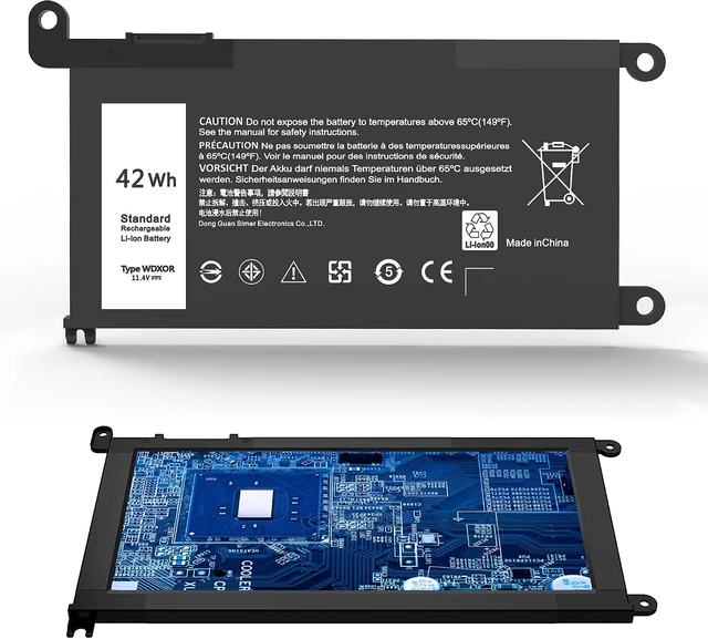 Alt view image 8 of 14 - SLE-TECH New WDX0R Notebook Battery for dell Inspiron 15 5565 5567 5568 5578 7560 7570 7579 7569 13 5368 5378 7368 7378 17 5765 5767 5770 Series;fit dell 3CRH3 T2JX4 FC92N CYMGM Laptop