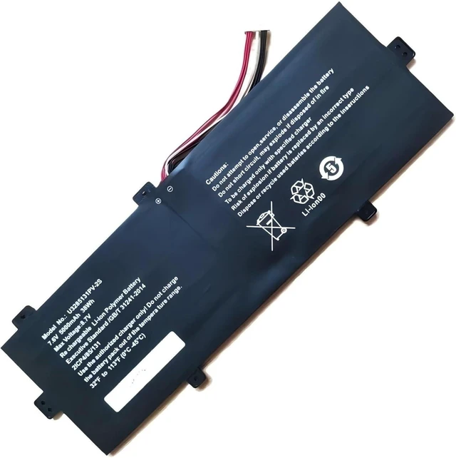 Alt view image 6 of 10 - Compatible for Atvio W1415A ZED AIR Plus Notebook Battery, 7.4V 7.6V 5000mAh Replacement for Model E1415A UTL-3285131-2S UTL-3576127-2S U2985131P-2S1P and More.(10-pin 7-Wire Type-B)