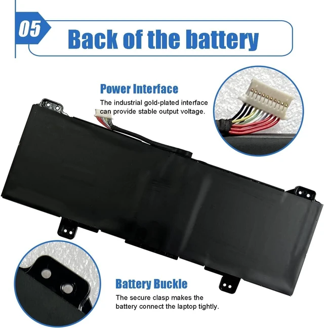 Alt view image 12 of 12 - 47.3Wh GB02XL/GM02XL Laptop Battery Compatible with HP ChromeBook 14-DB0051CL X360 11 G2 EE Chromebook 11A G6 G8 EE ChromeBook 14-DB0051CL Series HSTNN-UB7M HSTNN-IB8W L42550-271 917725-855 L42583-005