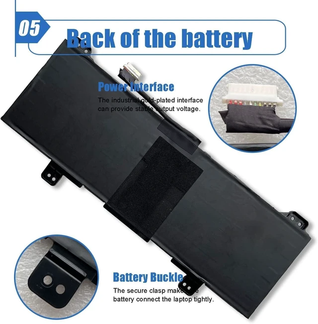Alt view image 12 of 12 - Dentsing 47.3Wh GM02XL/GB02XL Laptop Battery Compatible for HP Chromebook 14 G5 Chromebook 11 G6 G7 EE Chromebook X360 11 G1 Series Notebook 917679-271 HSTNN-UB7M HSTNN-DB7X 917725-855 7.7V 6150mAh