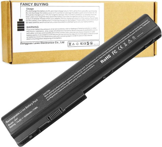 Alt view image 8 of 14 - Fancy Buying New 8Cells Laptop Battery fits HP HDX18 HDX18t HP Pavilion dv7t dv7z dv8 HSTNN-OB75 HSTNN-OB74 HSTNN-IB74 HSTNN-IB75 464059-3XX 464059-141 KS525AA, HP Pavilion dv7-... Series