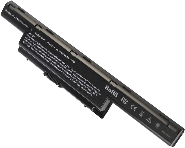 Alt view image 13 of 14 - Laptop Battery Replacement for Acer Aspire 4250 4253 4339 4349 4738 4739 4743 4741 4750 4755G 4752 4771 5551 5552G 5560 5733 5741 5742G, Acer TravelMate 4740 5335 5542 5735 5735Z 5740 5251 5253 5336