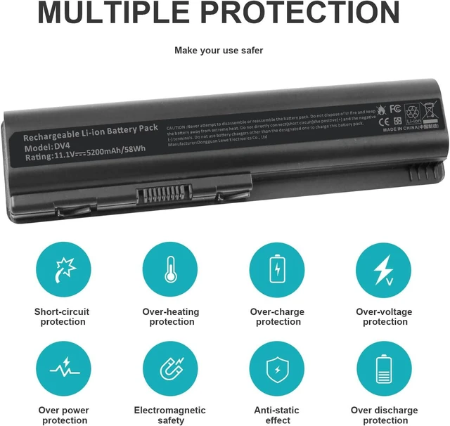 Alt view image 13 of 14 - Fancy Buying Laptop Battery for HP Pavilion dv4-2145dx dv6-2066dx dv6-1259dx dv4-1365dx DV5-1160US