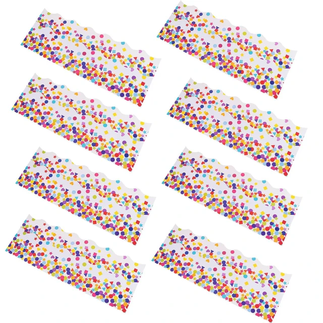 Alt view image 5 of 6 - 70Pcs DIY Blackboard Border Decals Self-Adhesive Bulletin Board Trim Stickers High-PVC for School Office Home Decoration